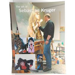 'The art of Sebastian Kruger', large poster 120cm x 91cm