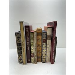 Folio Society; twenty six volumes, including The Betrothed, The First Colonist, Betjeman's Britain etc  