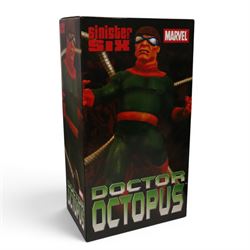Four Diamond Select Toys Marvel Sinister Six figures, Mysterio, Doctor Octopus, Sandman and Electro, all boxed