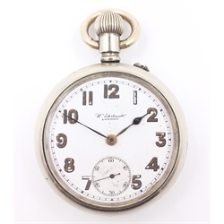  Military pocket watch by W Ehrhardt London  D 46427 circa 1900 (father was pioneer of machine made pocket watches)  