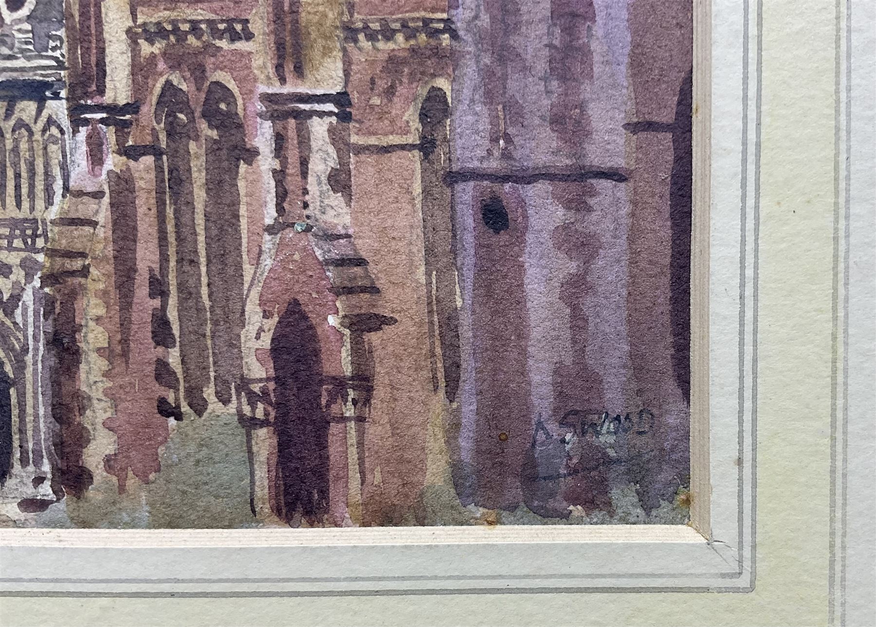 Karl Salsbury Wood (British 1888-1958): Exeter Scenes, set three watercolours signed, two dated 1945, 23cm x 16cm (3) (unframed)