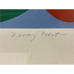 Sir Terry Frost RA (British 1915-2003): 'Newlyn Blue Q' (Kemp 142), screenprint signed titled and numbered 39/125 in pencil pub. 1995, 80cm x 73cm (irregular) with full margins 93cm x 91cm