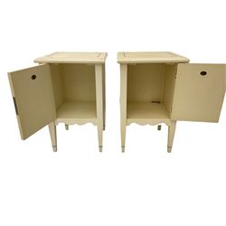 Laura Ashley - pair of painted bedside cabinets