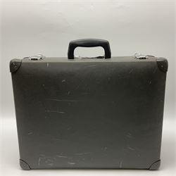 Bolex H16 Reflex camera body, serial no. 136928, with 'Macro-Switar 1:1.9 f=75mm' lens, serial no. 1131474, Switar H16 RX 1:1.6 f=10mm' lens, serial no. 1106324, with hard carry case