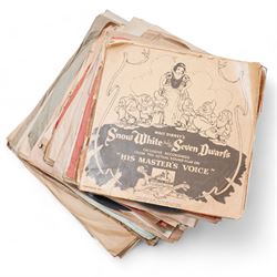 RGD - 1937 walnut cased radiogram, model number. 535 and large collection of records 