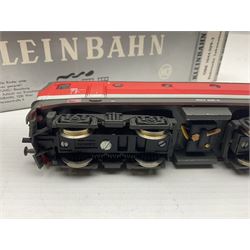 Kleinbahn HO gauge - three locomotives OBB 1020 Elektr. Berglokomotive; OBB 1044.209-3 Elektrische Lokomotive; and OBB 2050 Dieselelektrische; all boxed (3)
