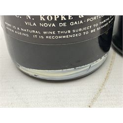 Kopke Quinta St Luiz 1985 Vintage Port, 75cl 20% vol, one bottle, Cockburn's Special Reserve Port, 70cl, one bottle and Croft Fine Tawny Porto, 75cl, one bottle (3)