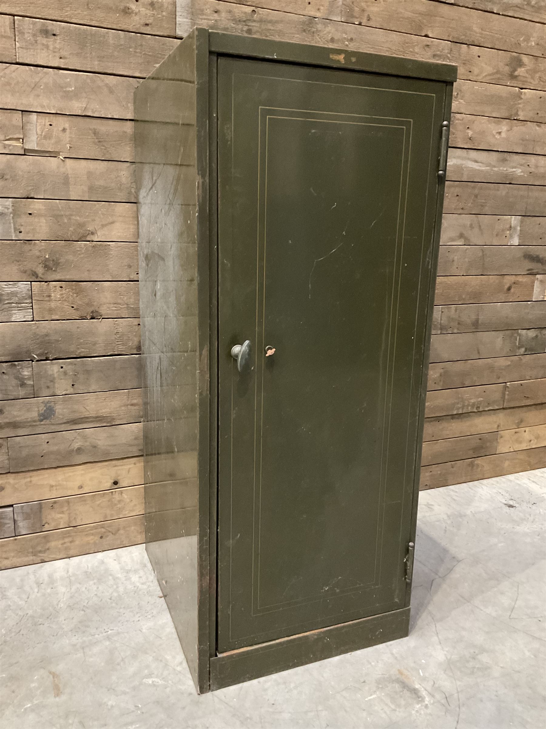 Art Metal Steel Office Furniture - mid-20th century lockable cupboard