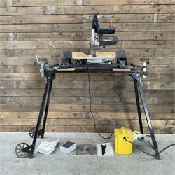 Delta SideKick 110V 250mm compound slide chop saw, with stand