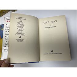 Collection of Hodder and Stoughton yellow jacket version books, to include Sydney Horler, George Goodchild, Dornford Yates, Leslie Charteris etc 