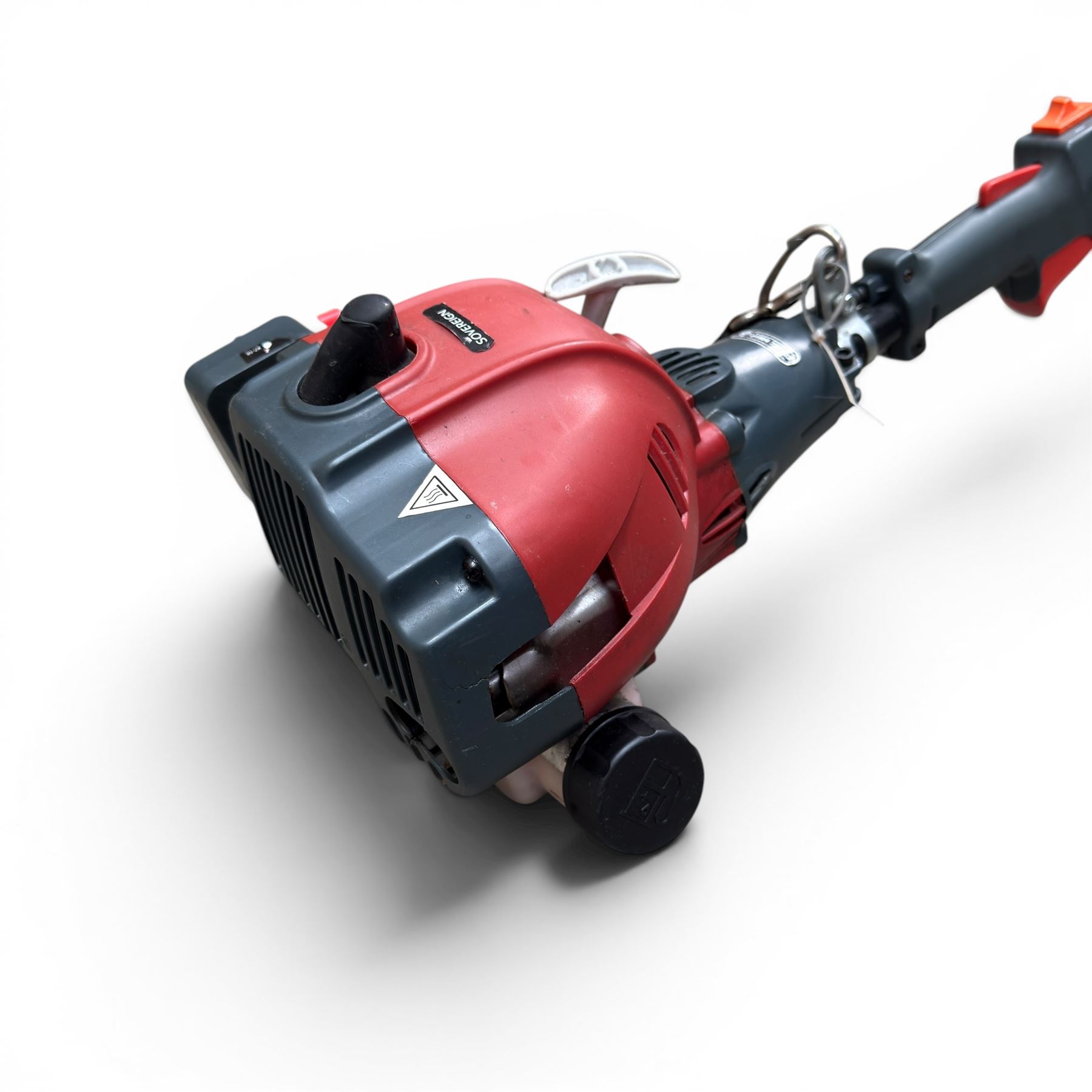 Sovereign 26cc 2 stroke petrol grass trimmer (strimmer), Parkside electric hedge trimmer and a Bosch hedge trimme