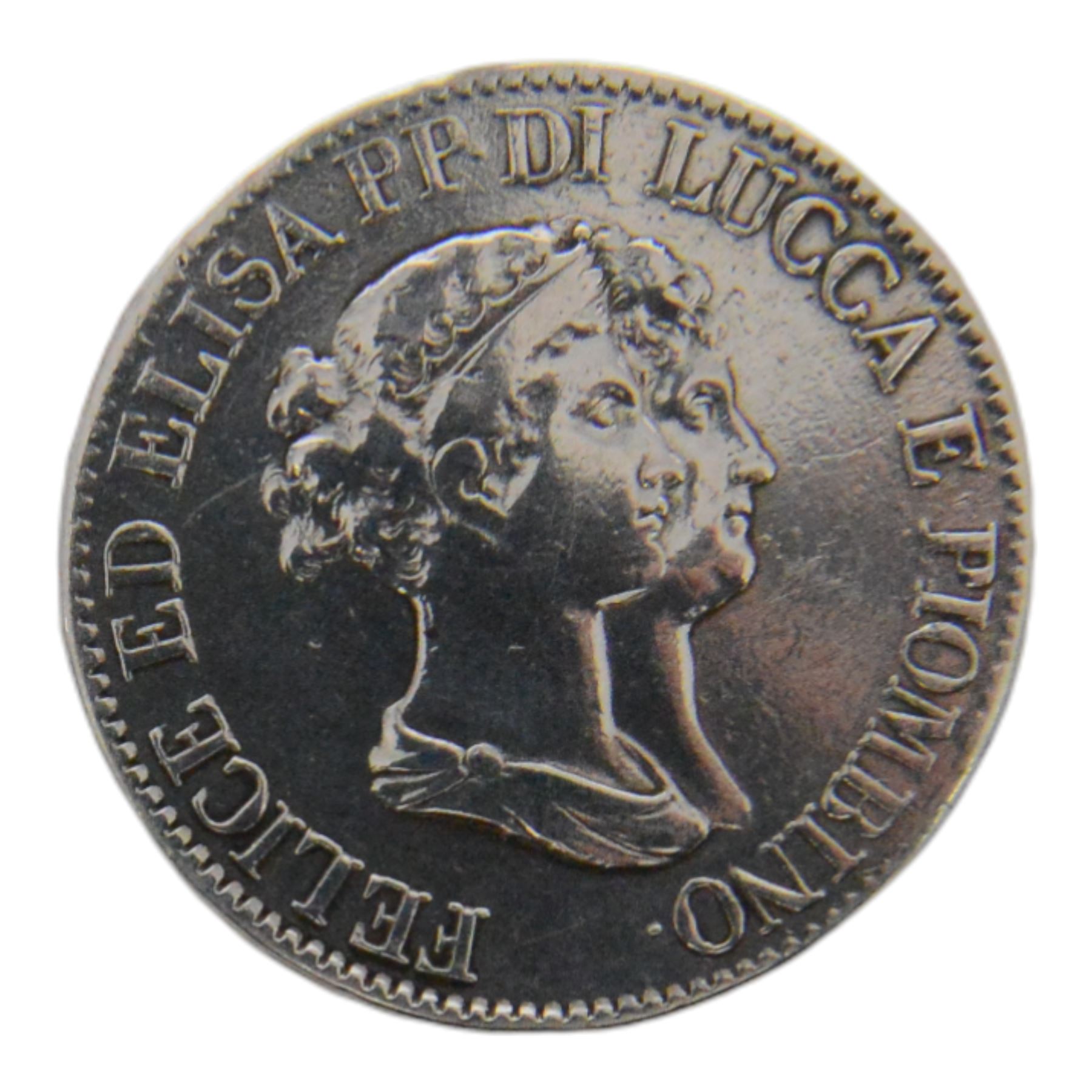 Italy 1807 silver five Franchi coin | Coins, Tokens & Banknotes | 166874