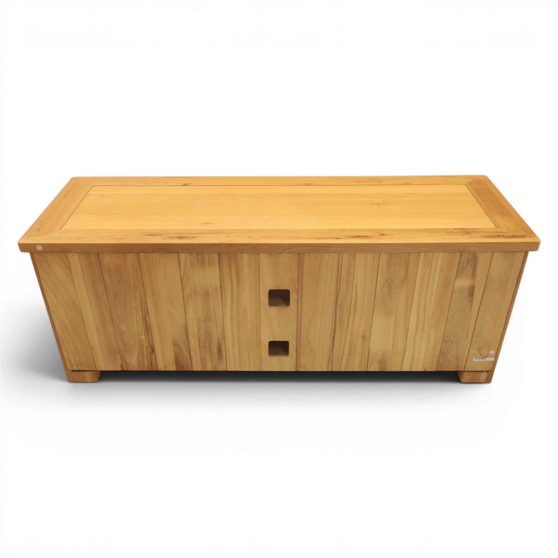 Contemporary oak media or television unit