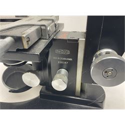 Four microscope, comprising W.J George Ltd, Watson Service 716606, Meopta no 230087 and one other  