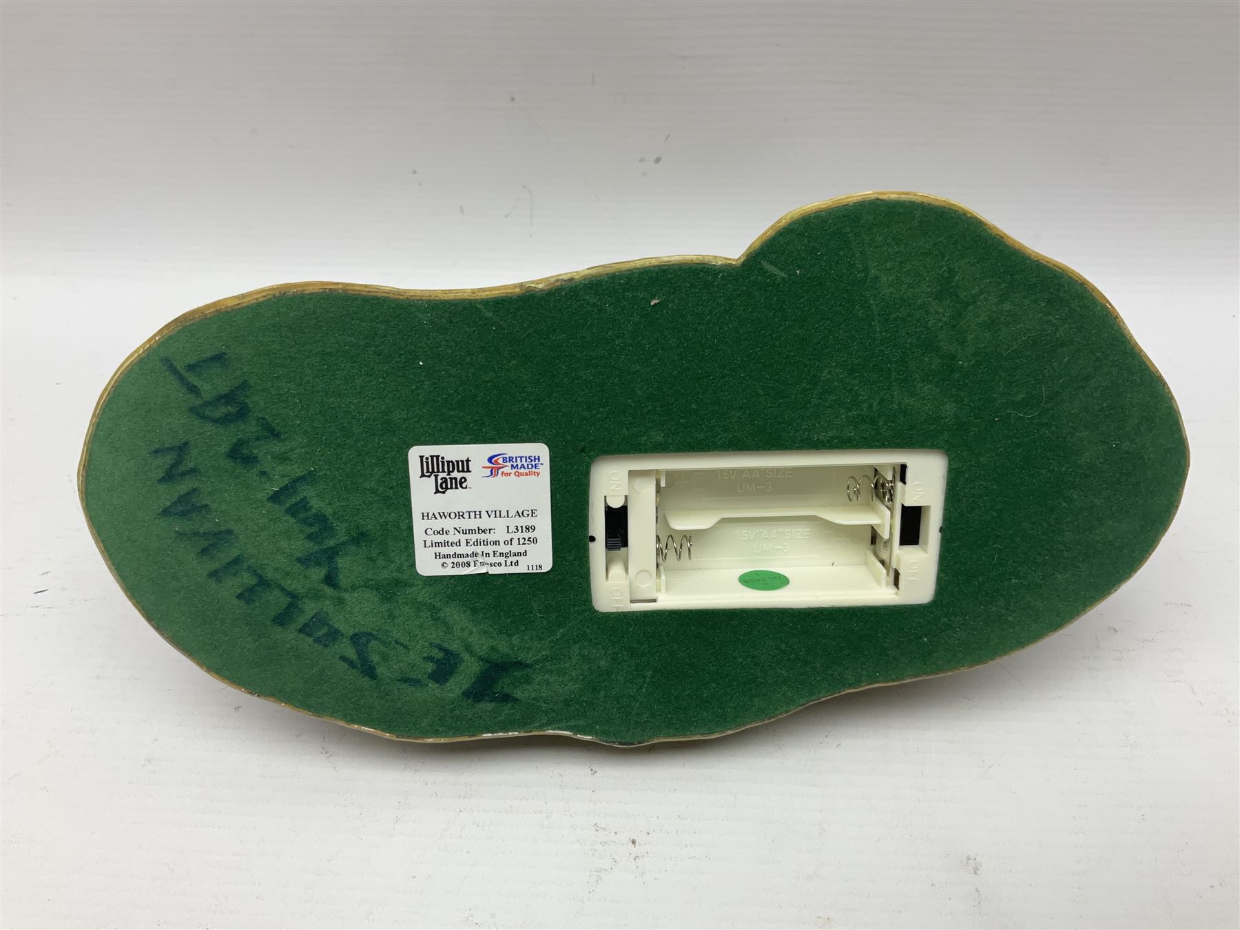 Three Lilliput Lanes, comprising Haworth Village, Homeward Bound for Christmas and Full Steam Ahead, with original boxes