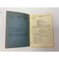 Military interest - Pair of SOE wire cutters by H Brindley; Needle dagger with triform blade 15.5cm; Iron key with secret message compartment; ‘Pill box’ telescope; Wire cutters; Field Engineering and Mine Warware pamphlet No. 7, Booby Traps (6)