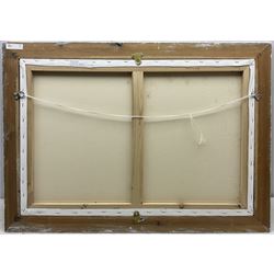 Neil Tyler (British 1945-): 'Southern France - A Calanque somewhere between Cassis and Marseilles', oil on canvas signed, titled verso 50cm x 75cm