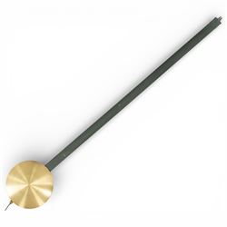 20th century Sligh longcase clock, the painted rectangular case with stepped and moulded hood enclosing a square painted dial with Roman numerals and spade hands, the trunk with single panelled door and moulded plinth base, the eight day weight driven movement with brass plates, chain driven train, anchor escapement and outside countwheel striking mechanism, issuing on a series of tuned rods with pendulum and brass cased weights