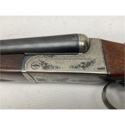 SHOTGUN CERTIFICATE REQUIRED – Spanish AYA 12-bore side-by-side double barrel boxlock ejector shotgun, 71cm(28