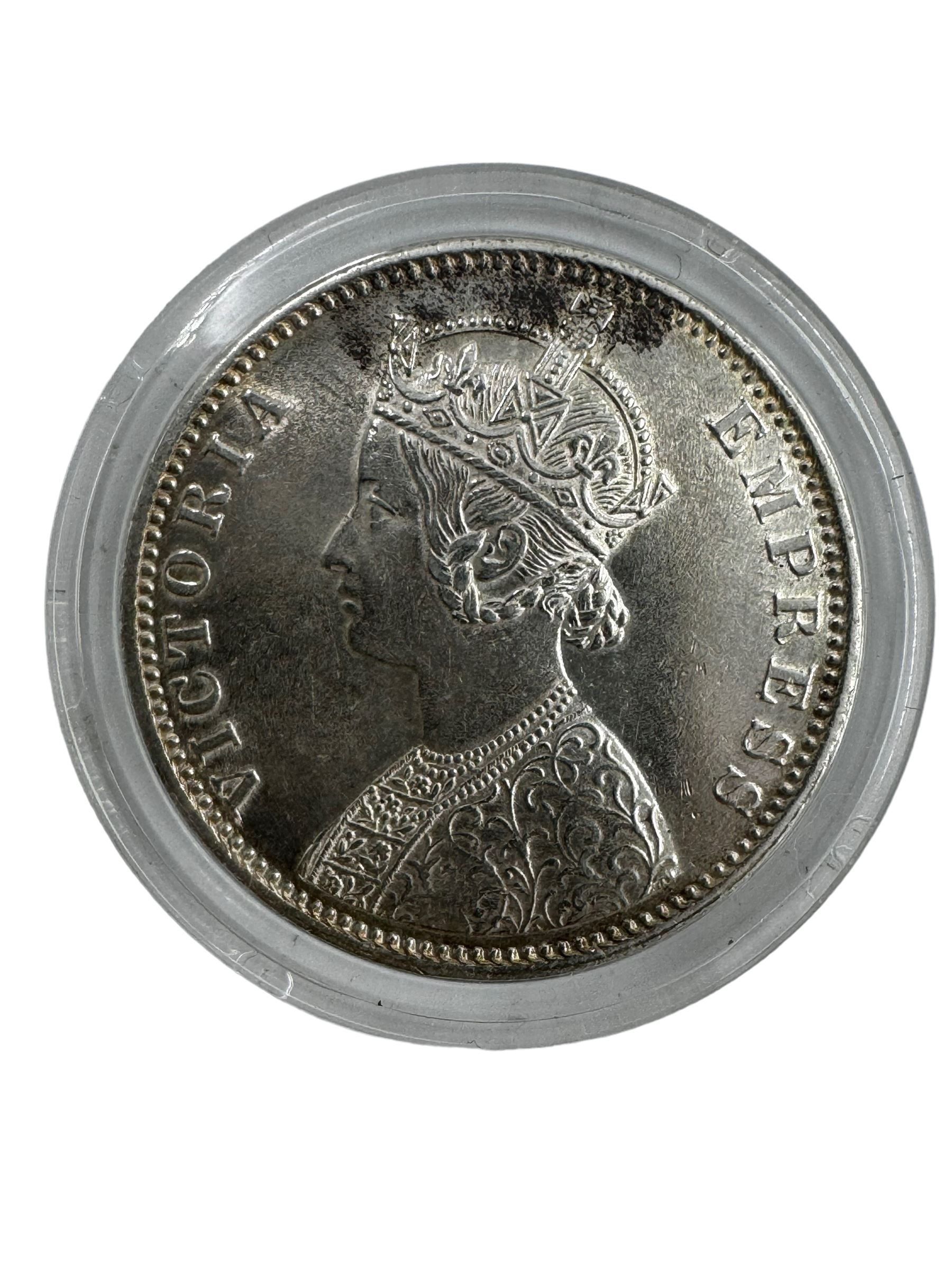 King William IIII East India Company 1835 one rupee and two Queen Victoria India one rupee coins dated 1879, 1901 (3)