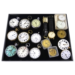  Collection of pocket and wristwatches and movements  