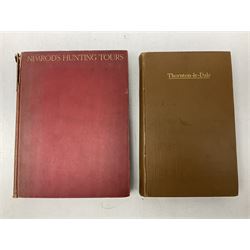 Collection of seven books comprising The Evolution of an English Town, Pickering & Yorkshire, pub J.M Dent & Co 1905,  Yorkshire, and Yorkshire Vales and Wolds all by Gordon Home, Thorton le Dale R.W. Jeffery 1931, A Ballade upon a Wedding Sir John Suckling, Nimrod's Hunting Tours and Ryedale and North Yorkshire Antiquities, George Frank, pub. Simpson York