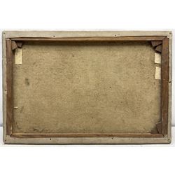 Paul Paul (Staithes Group 1865-1937): Trees at Sundown, oil on canvas unsigned 24cm x 41cm (unframed) 
Provenance: from the collection of the artist's great granddaughter