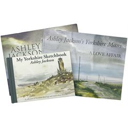 Ashley Jackson (Northern British 1940-): Dales Cottages, two limited edition colour prints signed in pencil; three Ashley Jackson signed books max 44cm x 67cm (5)