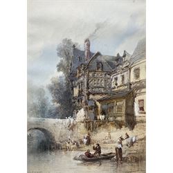 Paul Marny (French/British 1829-1914): 'Sur L'Orne - Normandy', watercolour signed and titled 47cm x 32cm 
Provenance: private collection, purchased David Duggleby Ltd 3rd March 2014, Lot 15