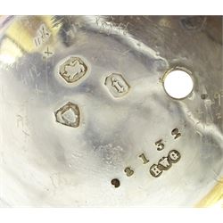 Victorian silver pair cased verge fusee pocket watch by J W Adcock, East Dereham, No. 98132, round pillars,  pierced and engraved balance cock decorated with a mask, enamel polychrome dial depicting a ploughing scene, Roman and Arabic numerals, case by Henry William Griffin, London 1864