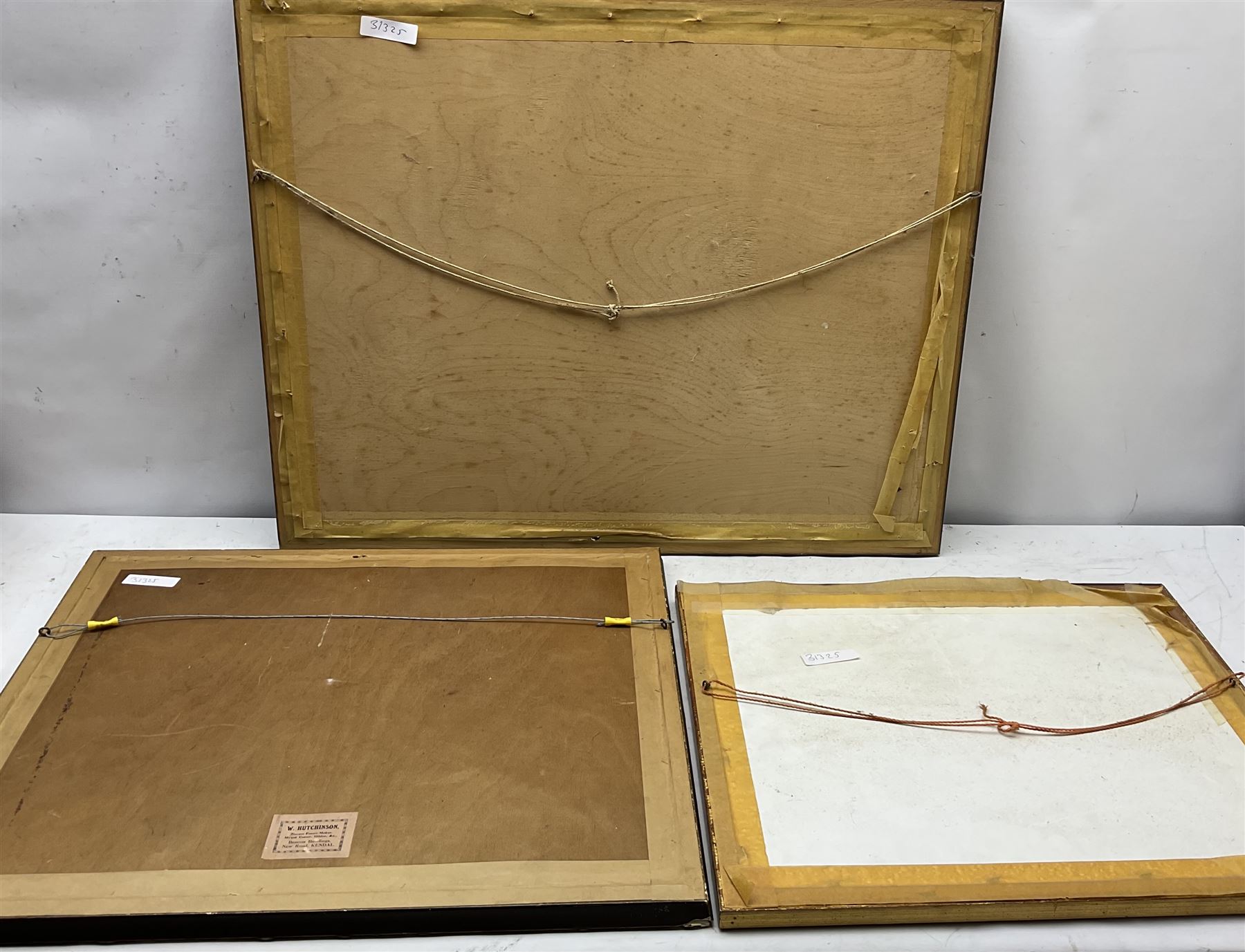 W Smallwood Winder (British 1870-1910): Lake Scene, watercolour signed and dated 1903 together with two further watercolours indistinctly signed max 39cm x 54cm (3)