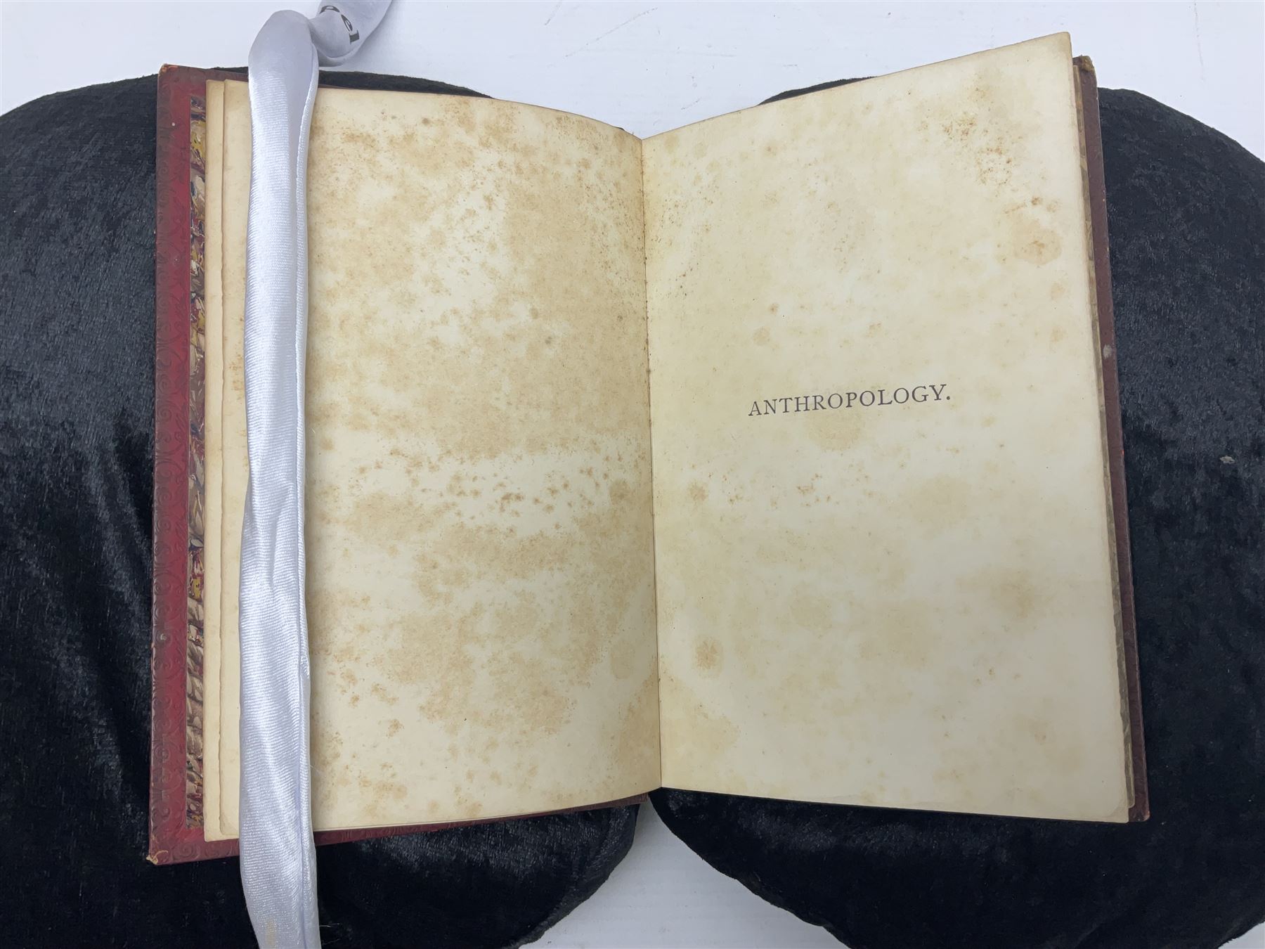 The Living Races of Mankind, two volumes, together with Alexander Winchell; Preadamites or a Demonstration of The Existence of Man before Adam and Edward B Taylor; Anthropology an introduction to the Study of Man and Civilization 