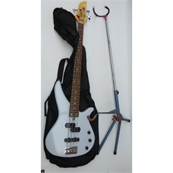 Yamaha 'RBX360' bass guitar, with carry case and stand  