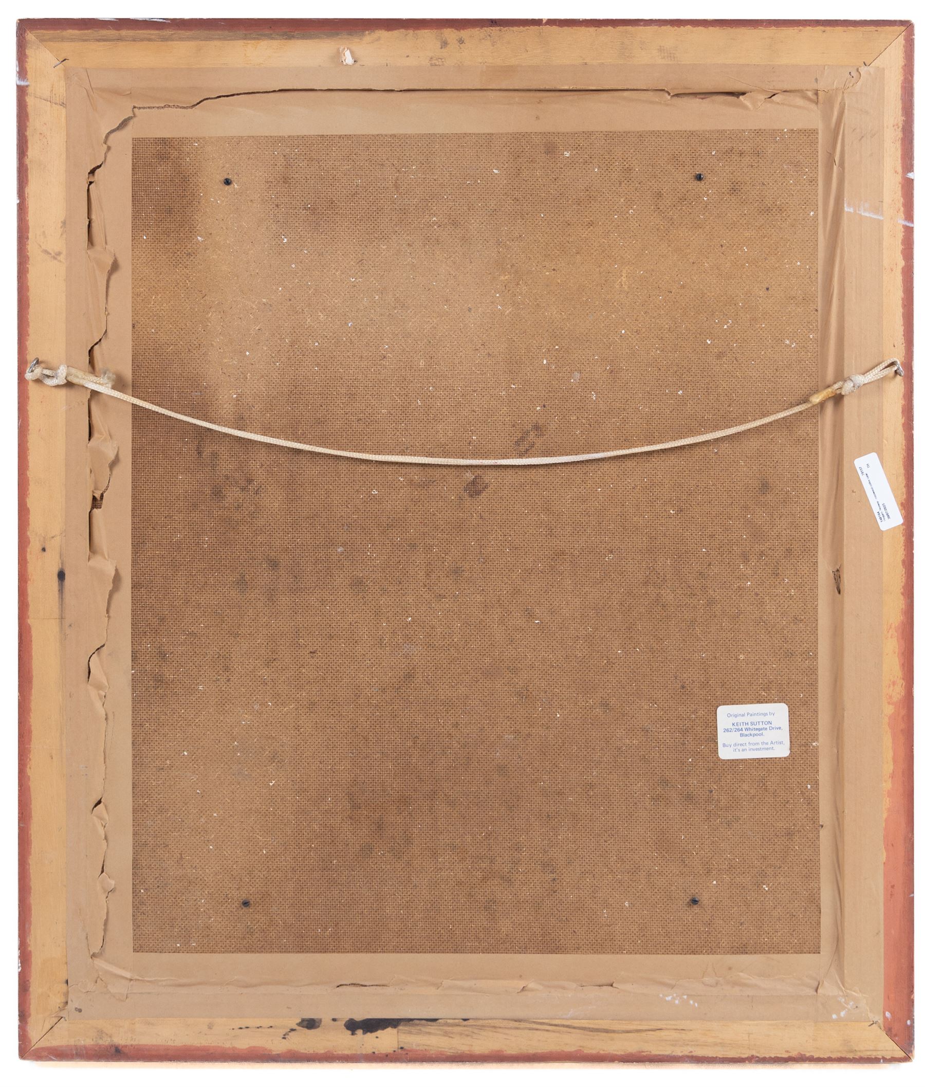 Keith Sutton (British 1924-1991): 'Malabar - Blackwall Frigate' and 'Royal Sovereign', two oils on canvas board signed and dated 1984 and 1985, in matching frames, 50cm x 40cm