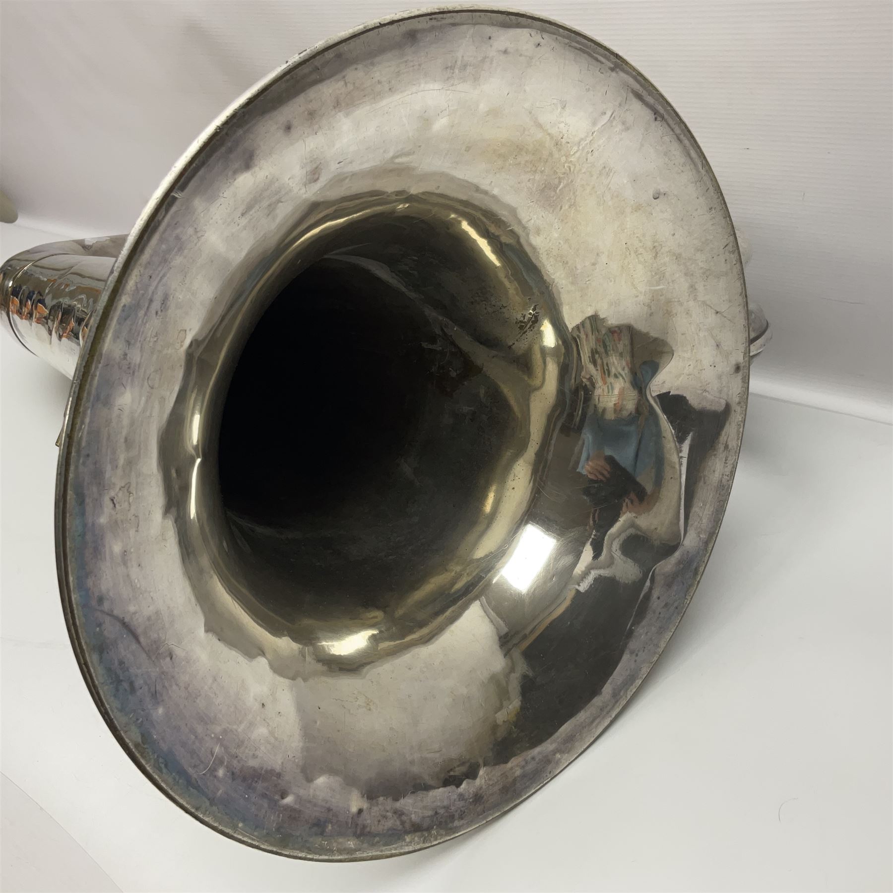 Salvation Army Class A Bb tuba for restoration or display H79cm