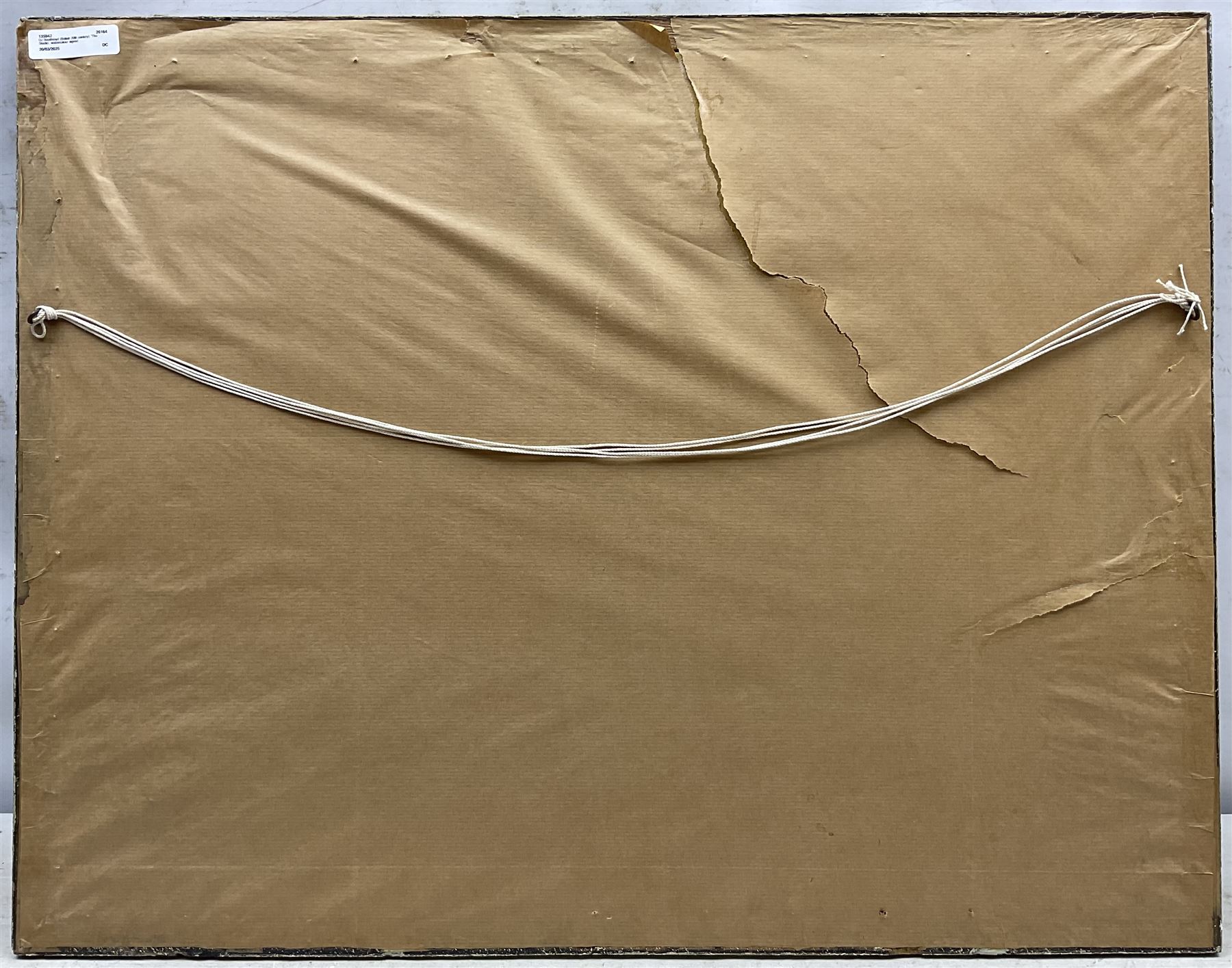 DJ Boothroyd (British 20th century): 'The Studio', watercolour signed, titled on the mount 37cm x 53cm 