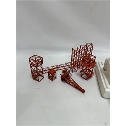 Two Conrad 1:87 scale Wolffkran Tower Crane models, both boxed