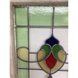 Stained glass window, L84cm