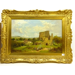  Edward Henry Holder (British 1847-1922): Ayton Castle near Scarborough, oil on canvas signed 50cm x 75cm  