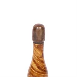 Early 20th century novelty pipe, in the form of a bottle, H14cm
