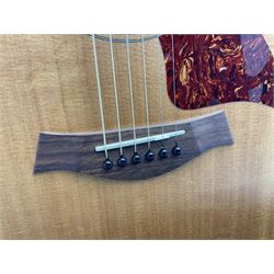 2008 Taylor Model 114 acoustic guitar with mahogany back and ribs and spruce top, serial no.20080825837, L104.5cm; in Taylor hard carrying case with paperwork