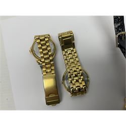 Two ladies Skagen wristwatches, to include 107SGSC and 107SGGD, both on stainless steel mesh straps, boxed, together with four other ladies wristwatches (6)