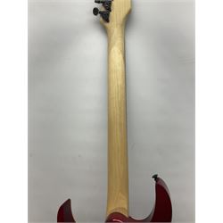 Maverick HSH rock guitar with Floyd Rose tremolo, L100cm overall; in soft carrying case.