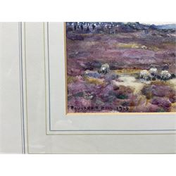 Rowland Henry Hill (Staithes Group 1873-1952): View Across the Moors, watercolour signed and dated 1929, 20cm x 26cm 