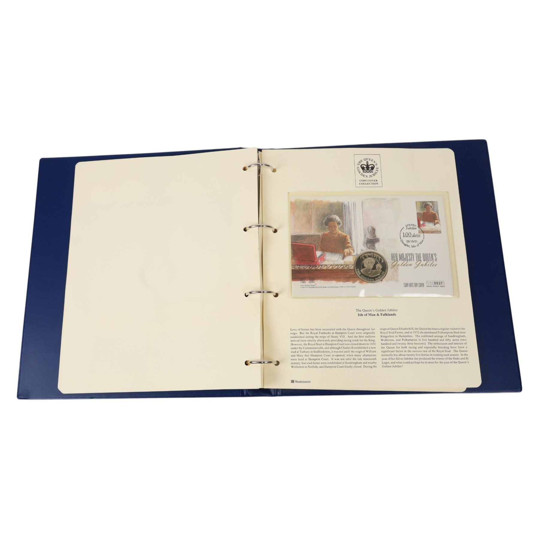 Great British and World coins and stamps, including The Queen's Golden Jubilee and The Royal Family cover collections, commemorative crowns, etc