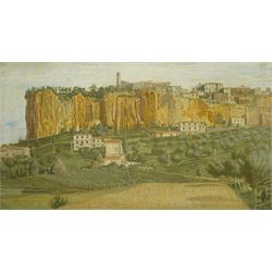 William Lennie Stevenson (Liverpool 1911-2004): 'Orvieto Italy', oil on board signed, titl...