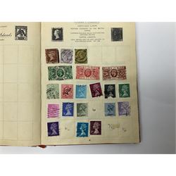 Queen Victoria 1889 crown coin, King George V 1935 crown, Queen Elizabeth II 1977 silver proof crown, small number of Great British pre 1947 silver coins, other pre-decimal coinage, World stamps including Argentina, Australia, Belgium, Canada, France, Germany etc 