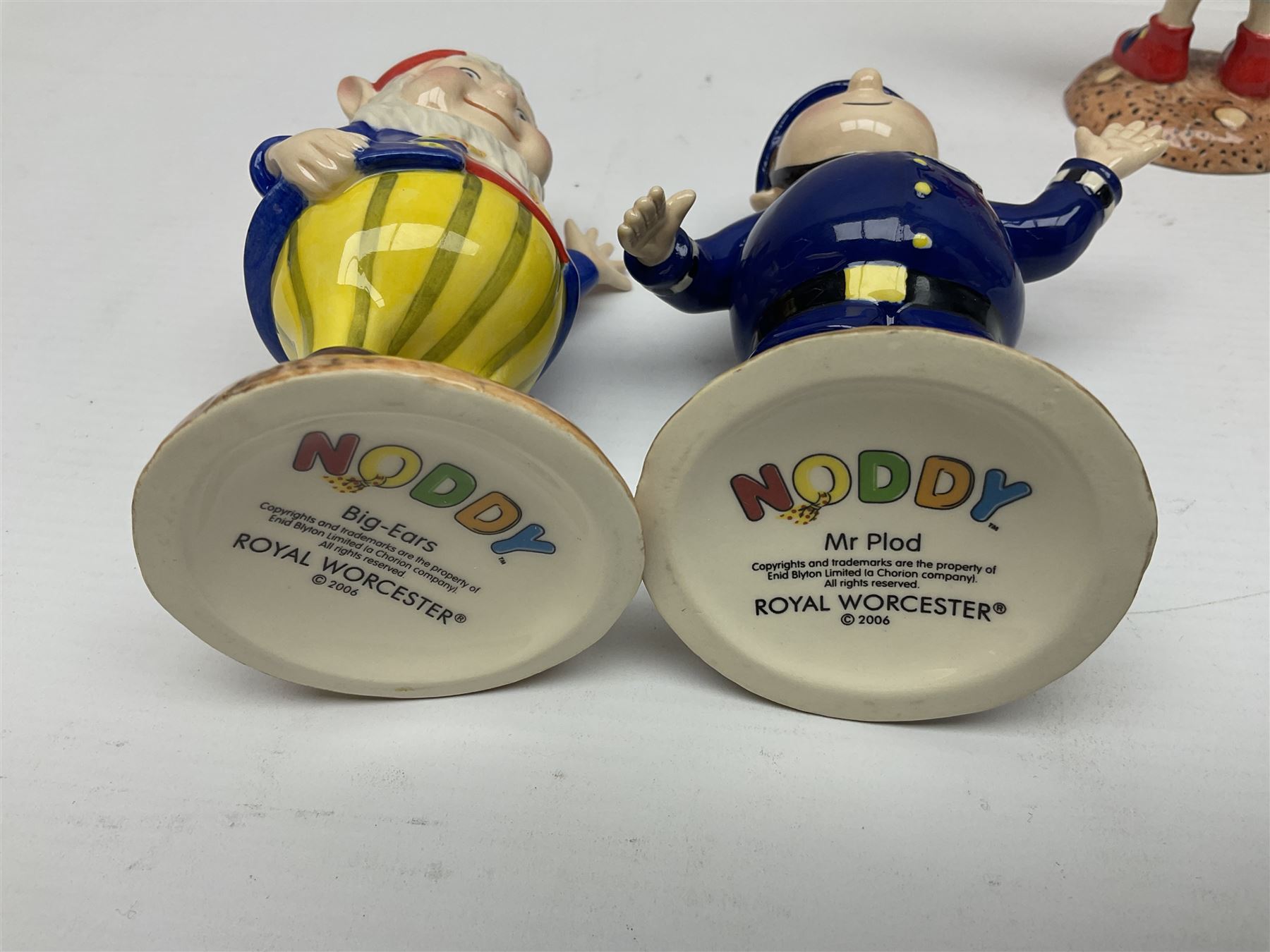 Twelve Royal Albert Beatrix Potter figures, including Mr Alderman Ptolemy, Peter Rabbit and This Pig Had None, etc, some boxed, together with four Royal Worcester Noddy figures, including Big Ears and PC Plod, boxed