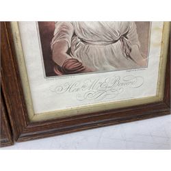 Victorian silhouette; after Josepha Reynolds 'A Bacchante', 19th century print; after John Hoppner pair 19th century colour prints, Frank Paton 'Not at Home', etching signed in pencil, together with etching, engraving and frame (9)