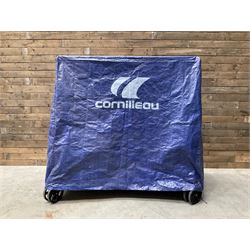 Cornilleau 100S crossover table tennis table, folding with cover